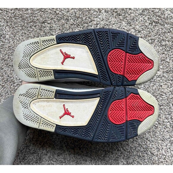 Nike Air Jordan 4 Midnight Navy Size 7 Youth (Size 8.5 Women's) - Picture 5 of 9
